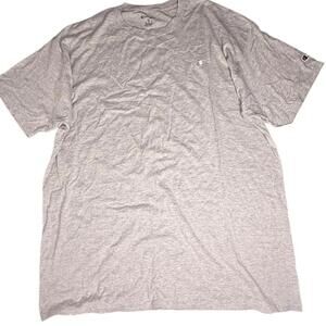 Gray Champion Tee Men’s 2XL Small Logo Casual Sporty Basic Crewneck Shirt